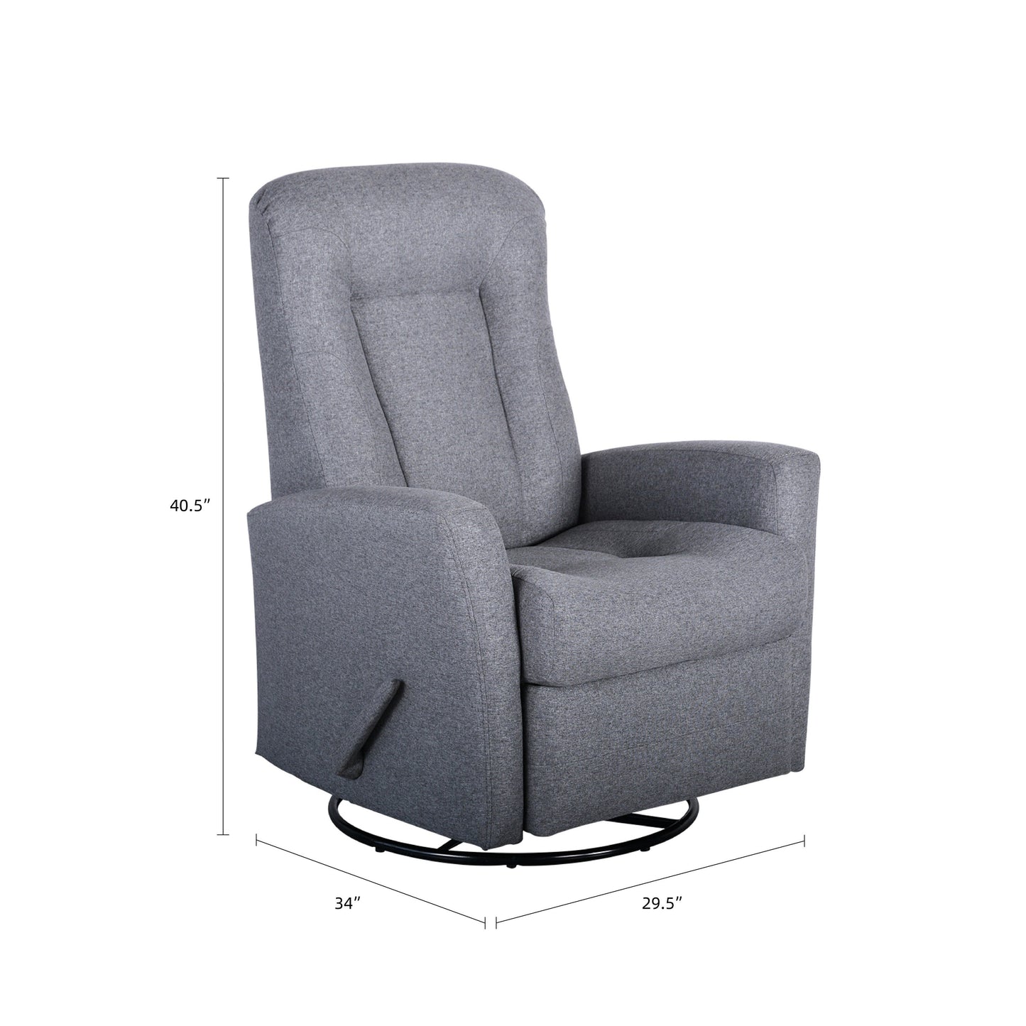 Fauteuil inclinable à bascule, fauteuil inclinable pivotant, fauteuil d'appoint