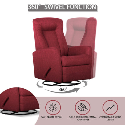 Fauteuil inclinable à bascule, fauteuil inclinable pivotant, fauteuil d'appoint