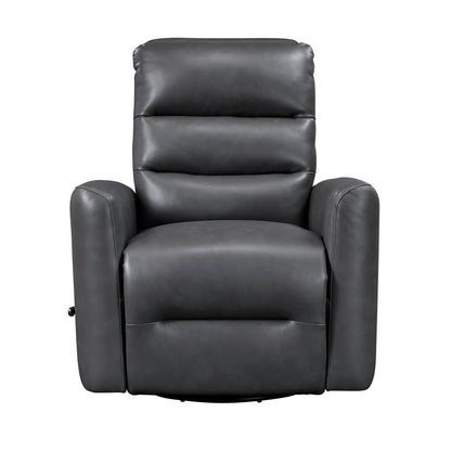Fauteuil inclinable pivotant avec revêtement en similicuir respirant, meuble de salon de luxe, fauteuil de cinéma