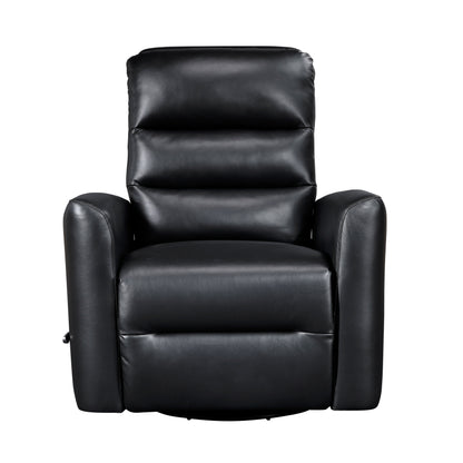 Fauteuil inclinable pivotant avec revêtement en similicuir respirant, meuble de salon de luxe, fauteuil de cinéma