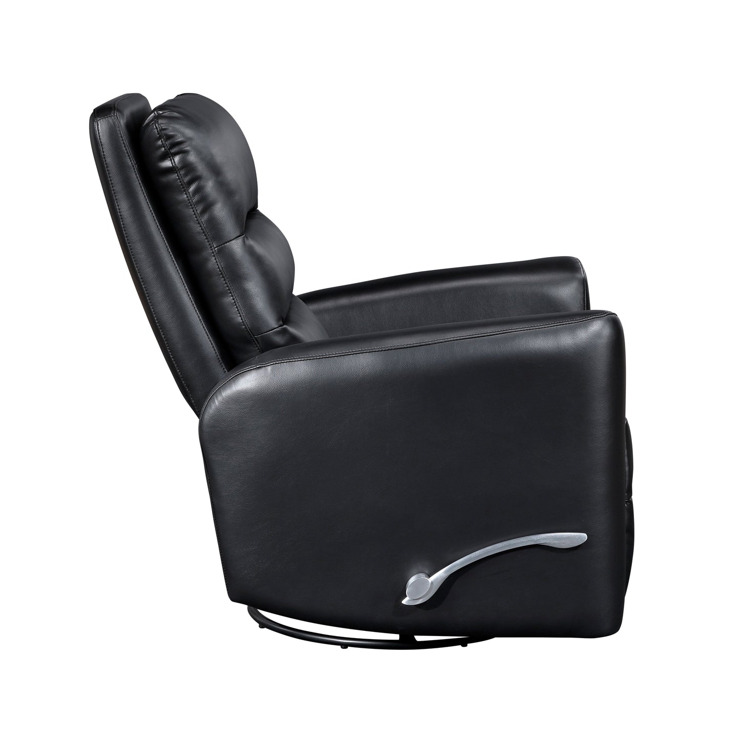 Fauteuil inclinable pivotant avec revêtement en similicuir respirant, meuble de salon de luxe, fauteuil de cinéma