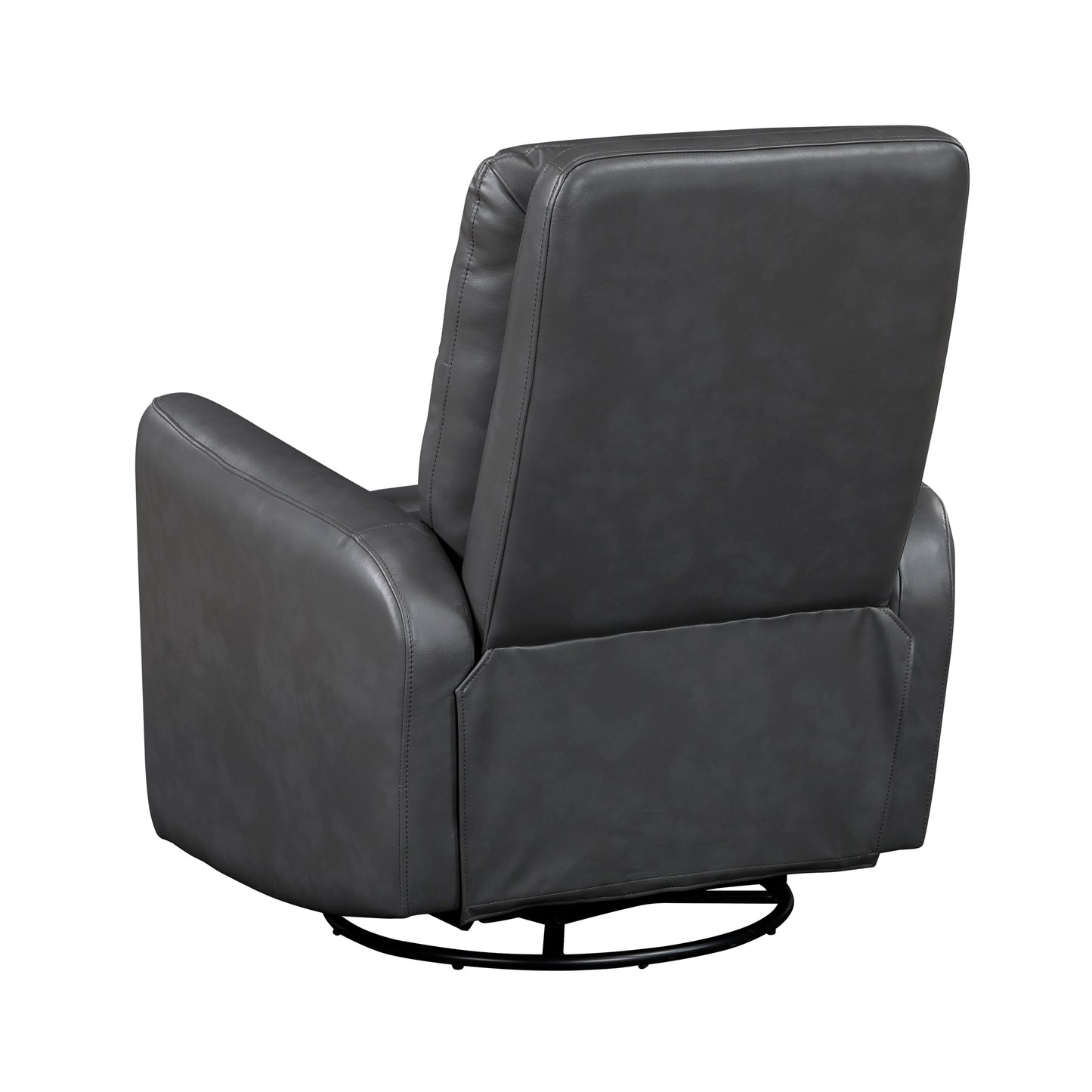 Fauteuil inclinable pivotant avec revêtement en similicuir respirant, meuble de salon de luxe, fauteuil de cinéma