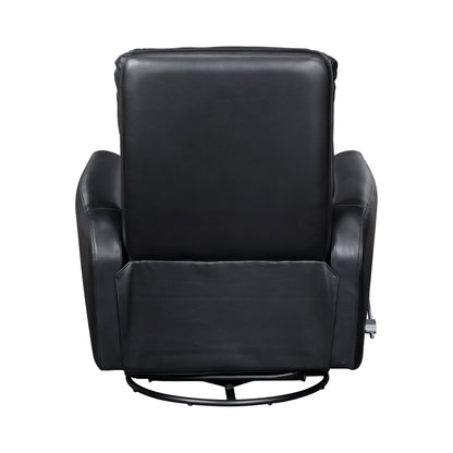 Fauteuil inclinable pivotant avec revêtement en similicuir respirant, meuble de salon de luxe, fauteuil de cinéma