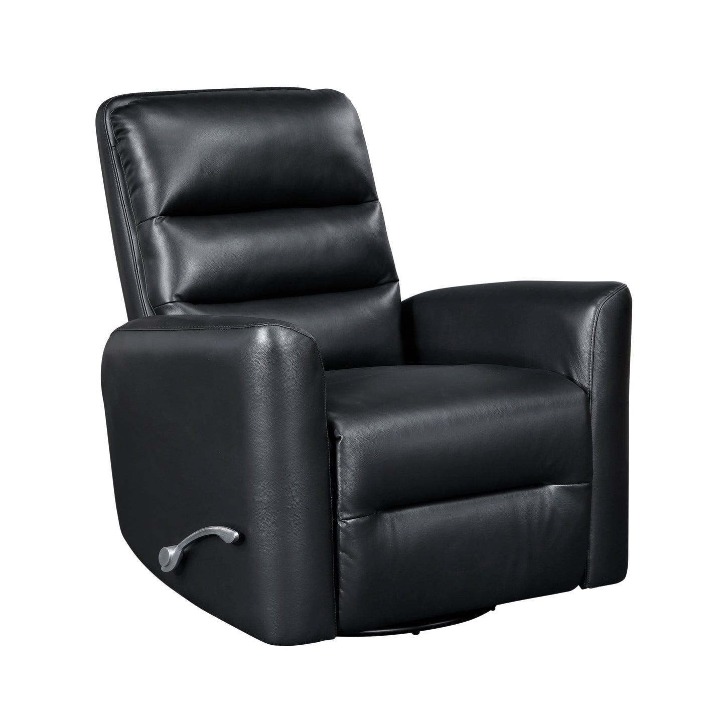Fauteuil inclinable pivotant avec revêtement en similicuir respirant, meuble de salon de luxe, fauteuil de cinéma