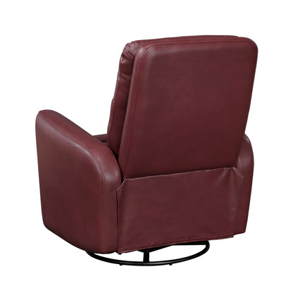 Fauteuil inclinable pivotant avec revêtement en similicuir respirant, meuble de salon de luxe, fauteuil de cinéma