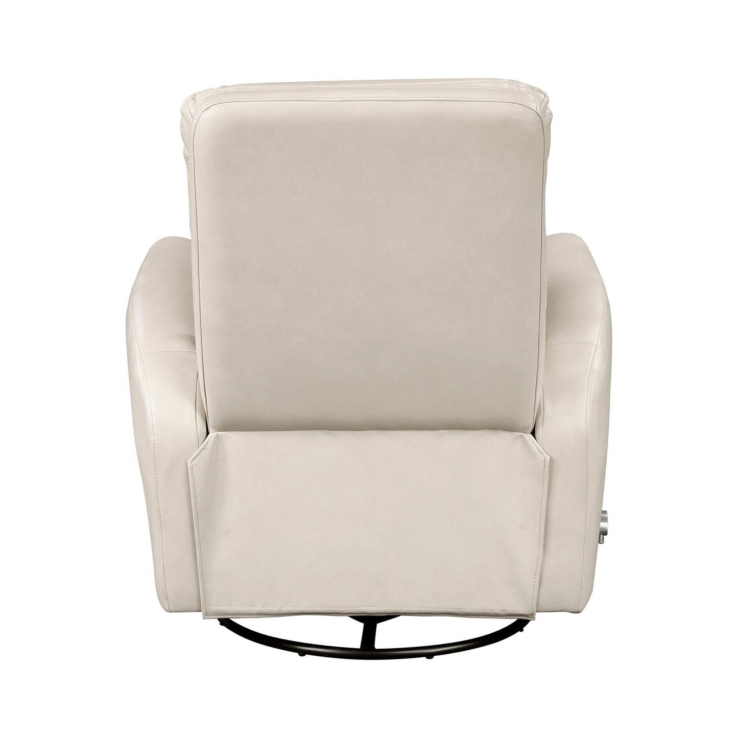 Fauteuil inclinable pivotant avec revêtement en similicuir respirant, meuble de salon de luxe, fauteuil de cinéma