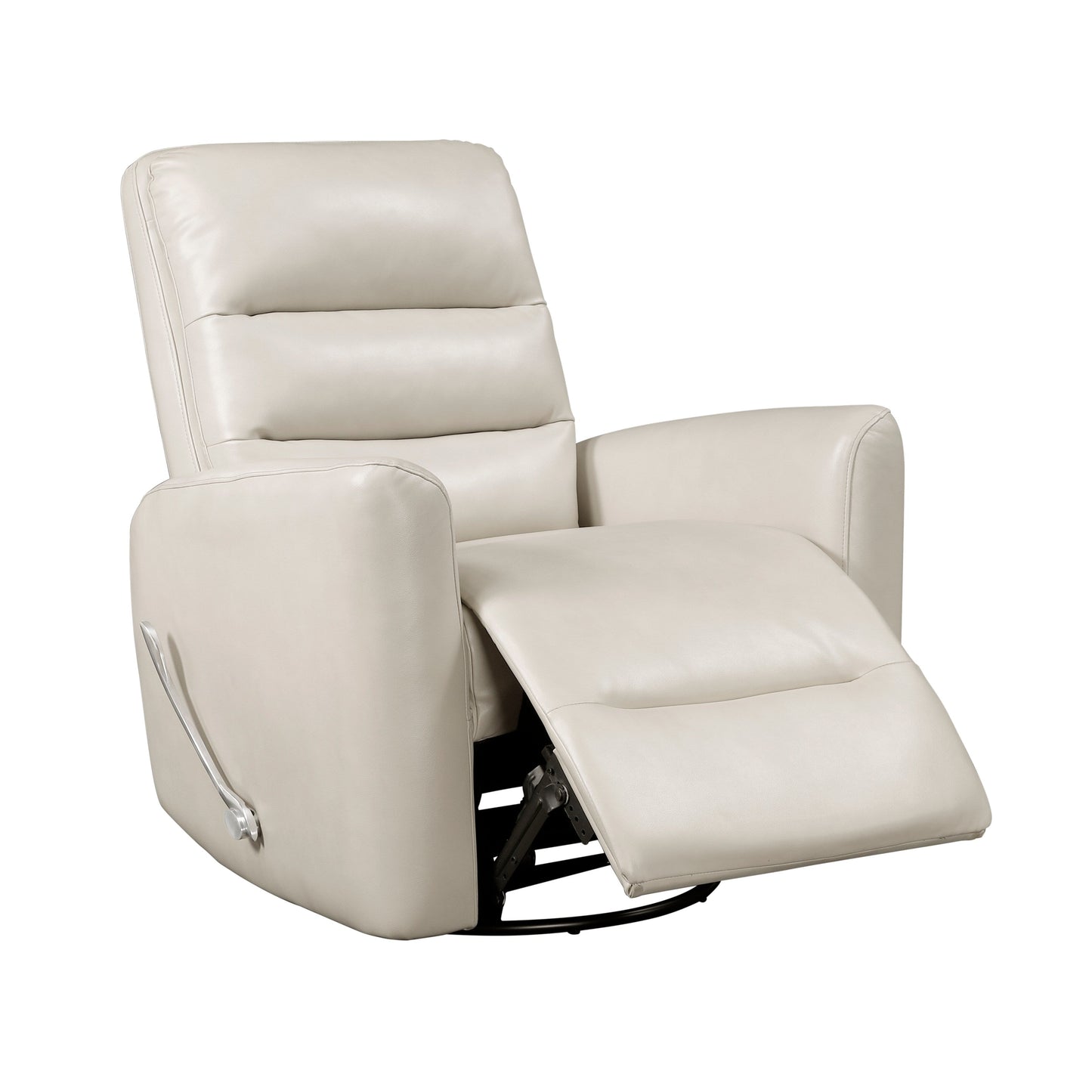 Fauteuil inclinable pivotant avec revêtement en similicuir respirant, meuble de salon de luxe, fauteuil de cinéma
