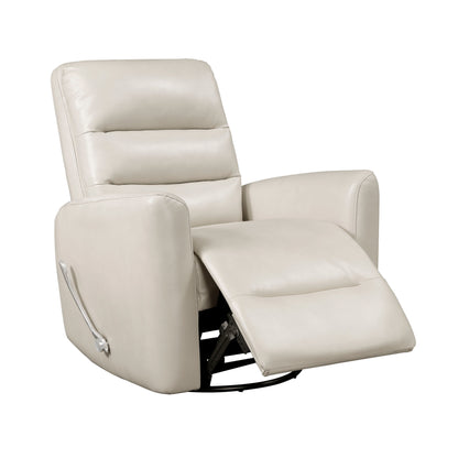 Fauteuil inclinable pivotant avec revêtement en similicuir respirant, meuble de salon de luxe, fauteuil de cinéma