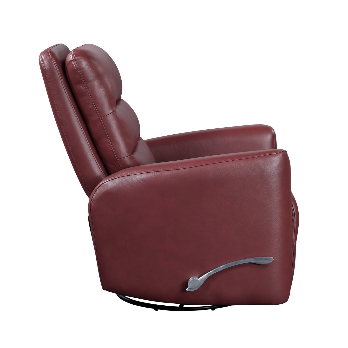 Fauteuil inclinable pivotant avec revêtement en similicuir respirant, meuble de salon de luxe, fauteuil de cinéma