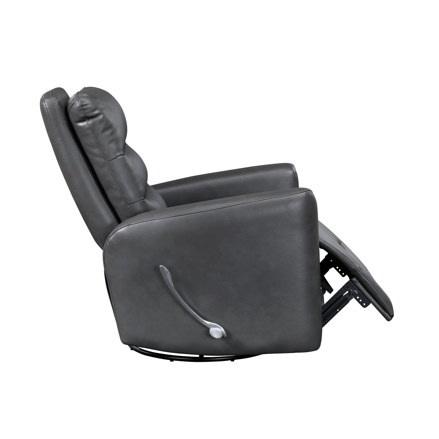 Fauteuil inclinable pivotant avec revêtement en similicuir respirant, meuble de salon de luxe, fauteuil de cinéma