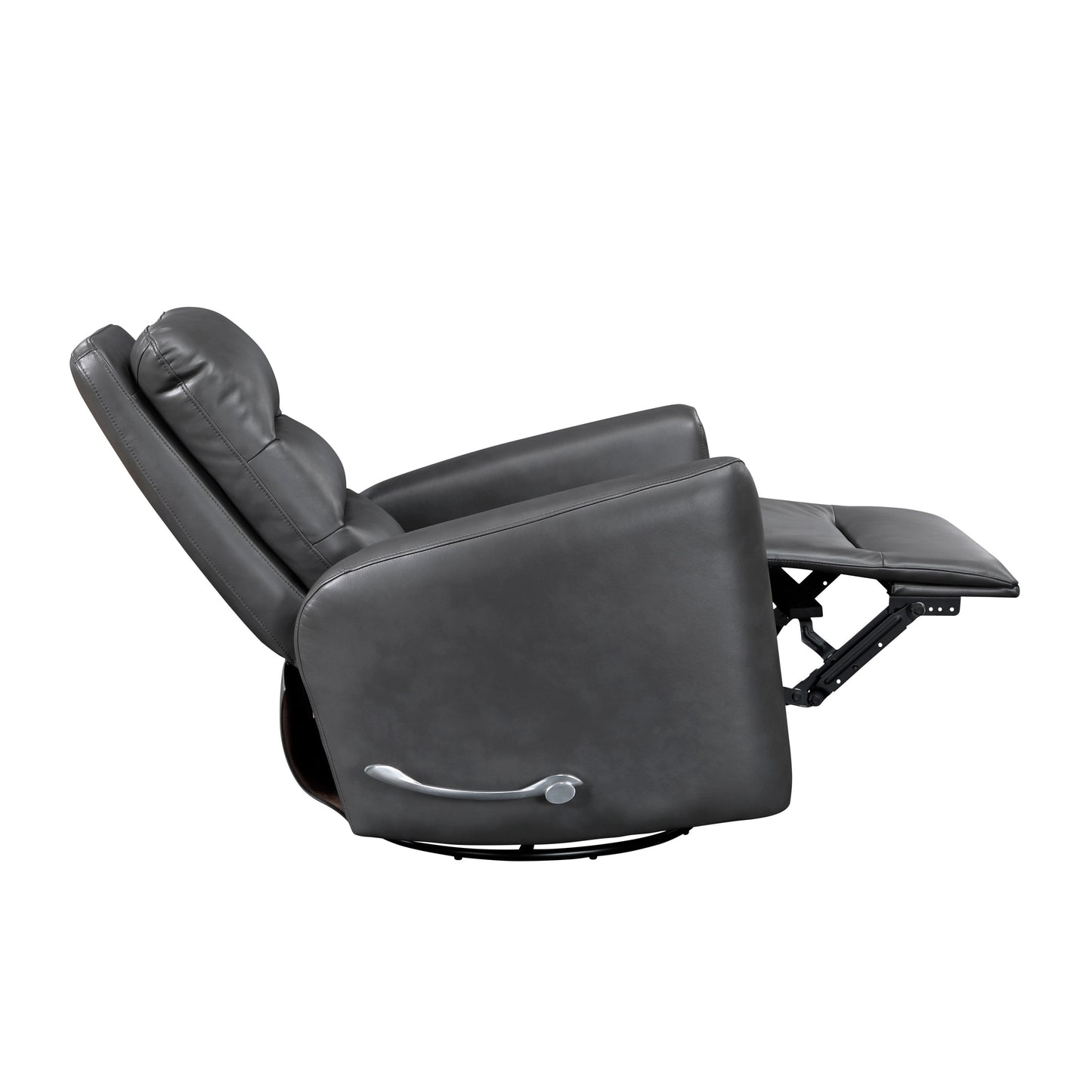 Fauteuil inclinable pivotant avec revêtement en similicuir respirant, meuble de salon de luxe, fauteuil de cinéma