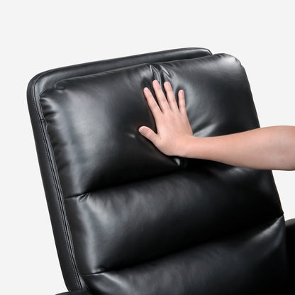 Fauteuil inclinable pivotant avec revêtement en similicuir respirant, meuble de salon de luxe, fauteuil de cinéma