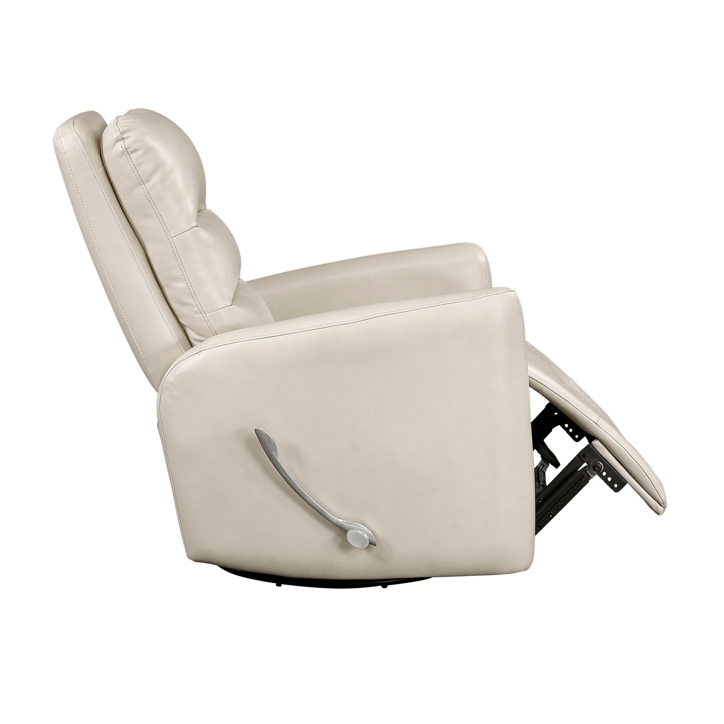 Fauteuil inclinable pivotant avec revêtement en similicuir respirant, meuble de salon de luxe, fauteuil de cinéma
