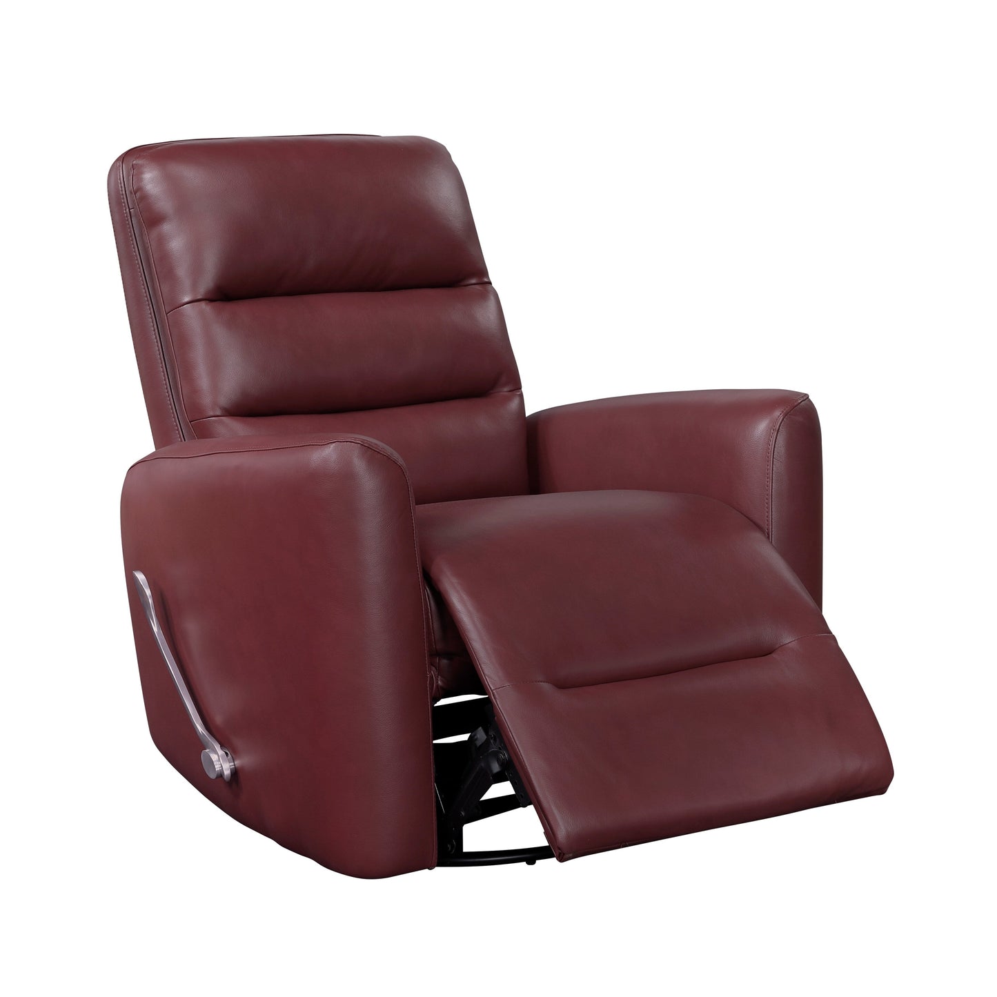 Fauteuil inclinable pivotant avec revêtement en similicuir respirant, meuble de salon de luxe, fauteuil de cinéma