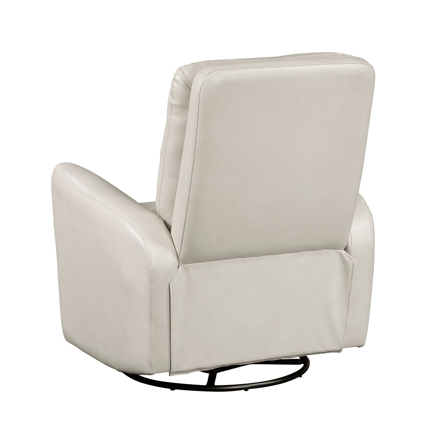 Fauteuil inclinable pivotant avec revêtement en similicuir respirant, meuble de salon de luxe, fauteuil de cinéma