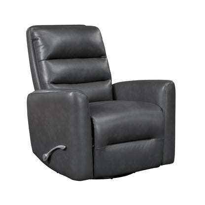 Fauteuil inclinable pivotant avec revêtement en similicuir respirant, meuble de salon de luxe, fauteuil de cinéma