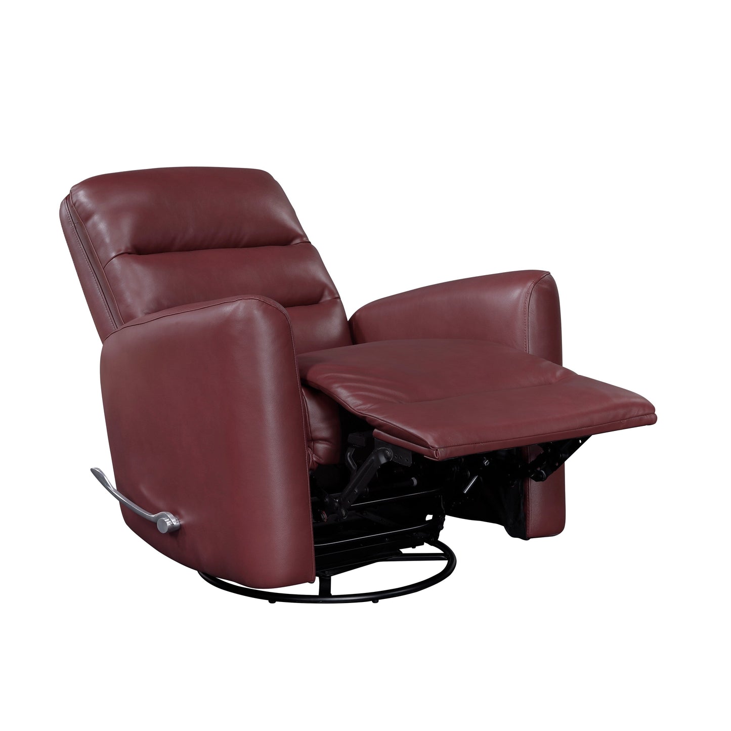 Fauteuil inclinable pivotant avec revêtement en similicuir respirant, meuble de salon de luxe, fauteuil de cinéma