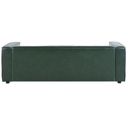 Canapé 3 places en similicuir Goyette par Christopher Knight Home