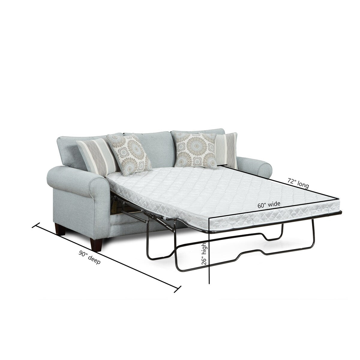 Canapé-lit Queen Grande Mist