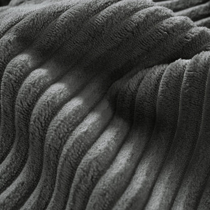 Canapé causeuse gris moderne en velours côtelé 85,4 avec 2 coussins décoratifs pour le salon