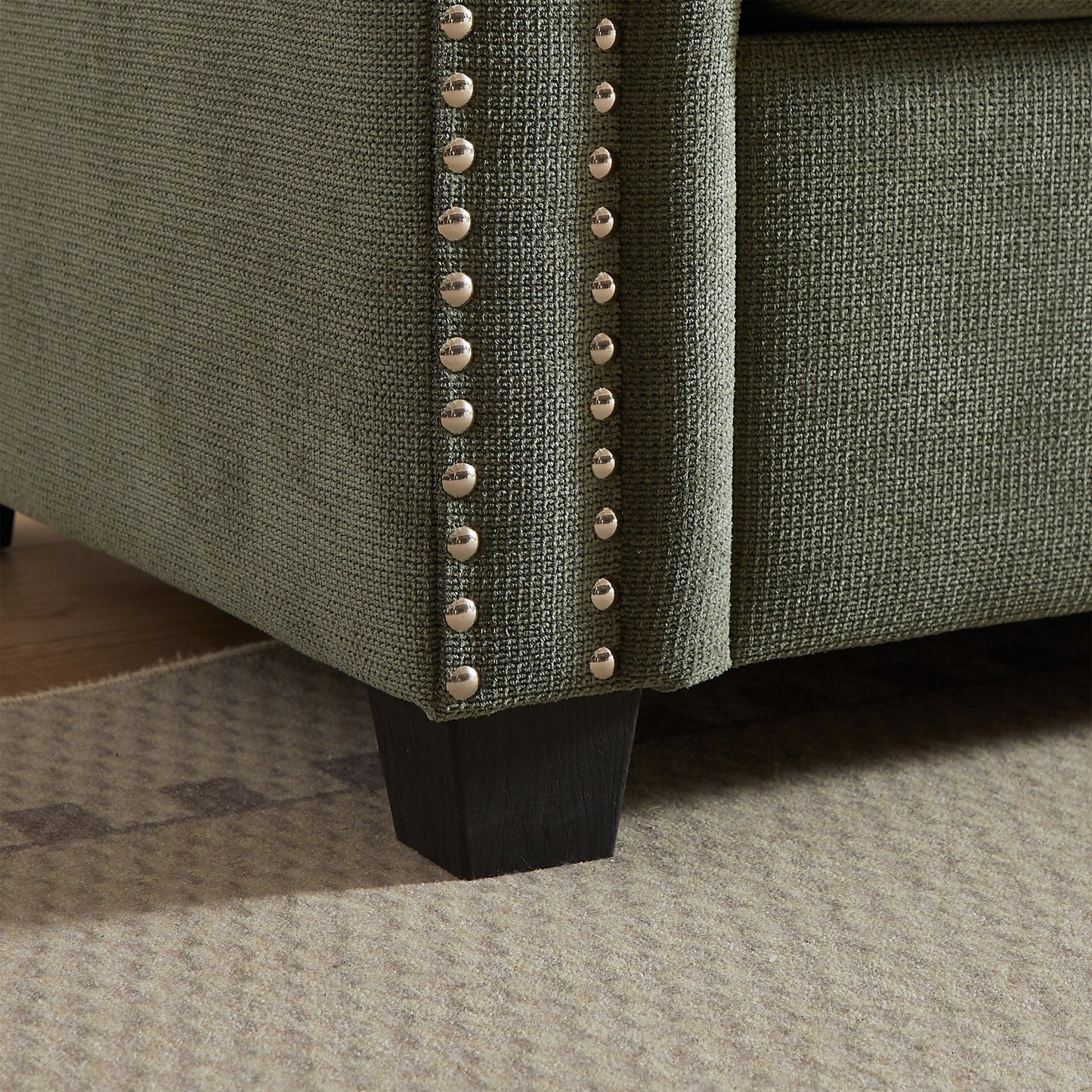 Canapé-lit convertible 3 places 2 en 1 en polyester vert 83,8 cm avec matelas pliable pour salon