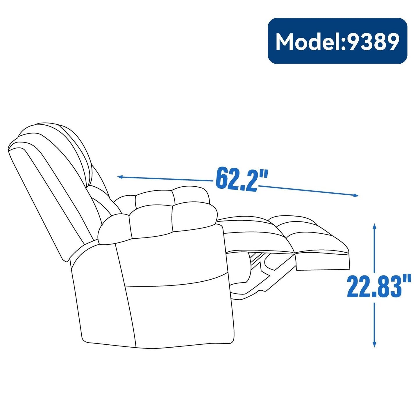 Fauteuil inclinable manuel surdimensionné vert avec fonction pivotante et basculante à 360°, revêtement en tissu doux pour un confort optimal