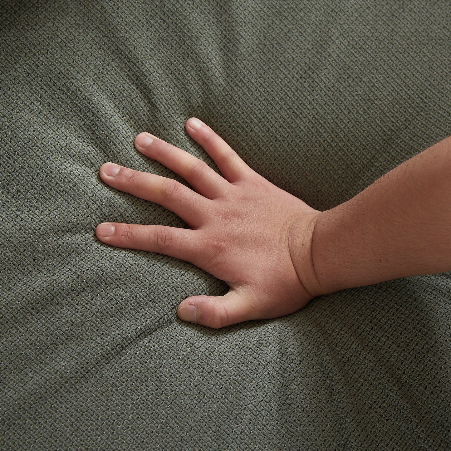 Canapé-lit convertible 3 places en polyester vert