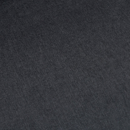 Canapé sectionnel 3 places en polyester gris 102,4 po avec repose-pieds réversible