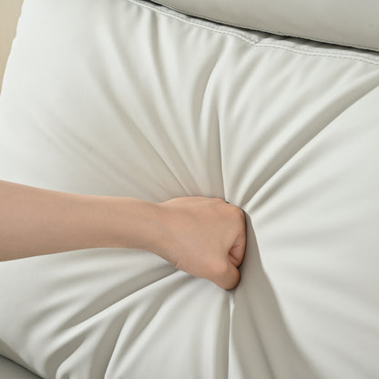 Fauteuil inclinable pivotant à 270° gris avec ports USB, inclinaison électrique et confort généreux pour la détente