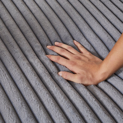 Canapé-lit sectionnel gris moderne 87 Cloud Plush avec coussins pour salon