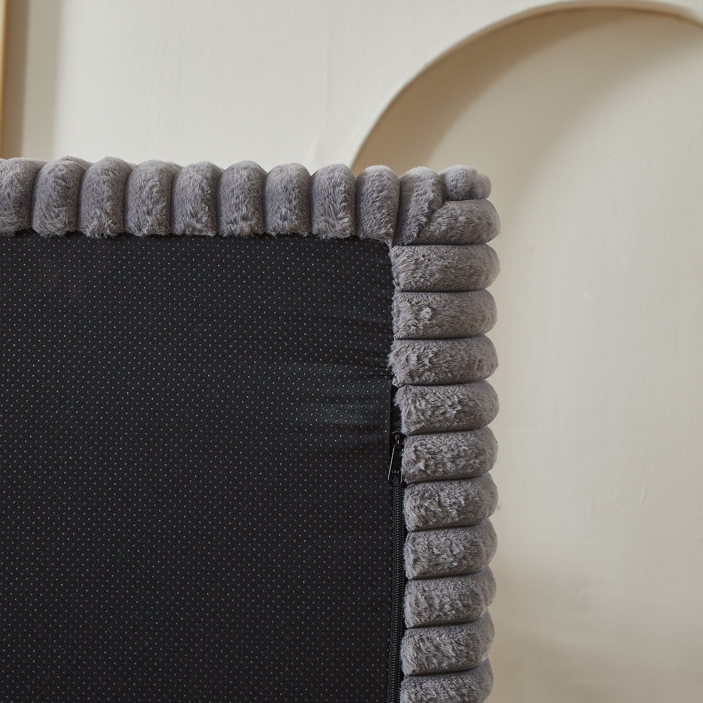 Canapé-lit sectionnel gris moderne 87 Cloud Plush avec coussins pour salon