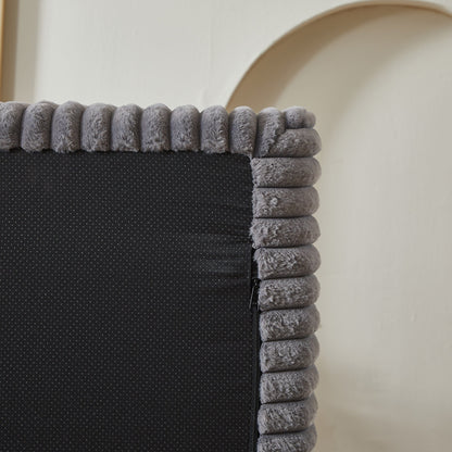 Canapé-lit sectionnel gris moderne 87 Cloud Plush avec coussins pour salon