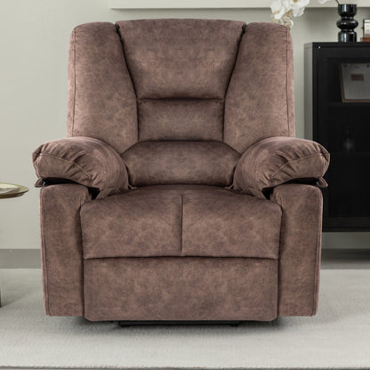 Fauteuil inclinable électrique gris pour personnes âgées avec massage et chauffage, montage facile, soutien confortable et positions réglables