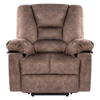 Fauteuil inclinable électrique gris pour personnes âgées avec massage et chauffage, supporte 150 kg et inclinaison réglable jusqu'à 150°
