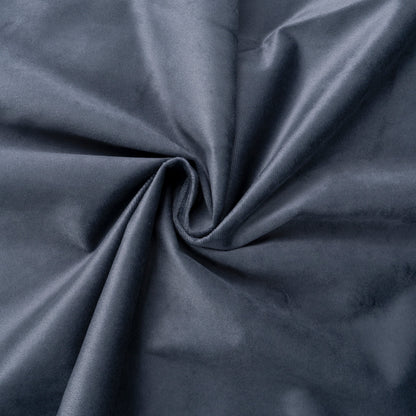 Canapé-lit gigogne en velours gris avec rangement latéral