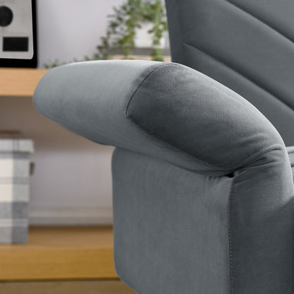 Canapé-lit futon convertible capitonné en velours gris