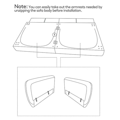 Canapé-lit futon convertible Gymax en polyuréthane réglable avec bois