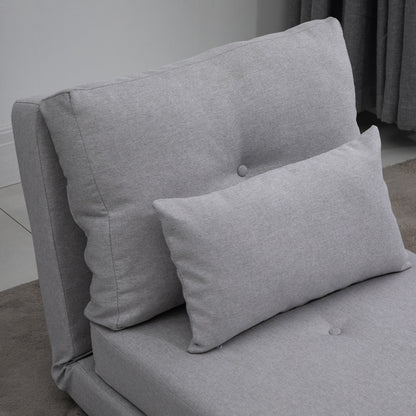 Fauteuil convertible rabattable et rembourré HOMCOM, canapé-lit de sol