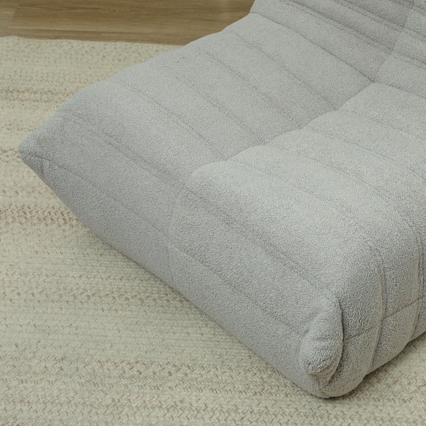 Pouf HOMCOM pour adultes, fauteuil géant au coin du feu, canapé paresseux, canapé pouf avec mousse haute densité confortable