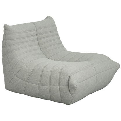 Pouf HOMCOM pour adultes, fauteuil géant au coin du feu, canapé paresseux, canapé pouf avec mousse haute densité confortable