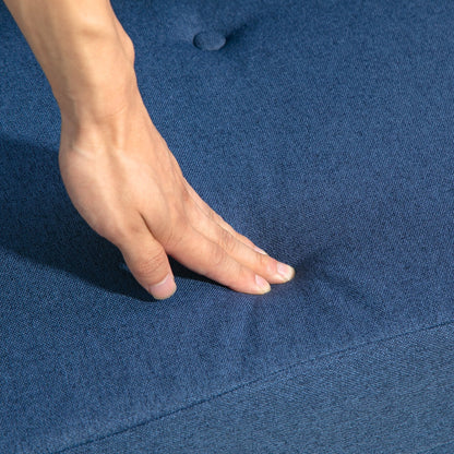 Fauteuil convertible rabattable et rembourré HOMCOM, canapé-lit de sol