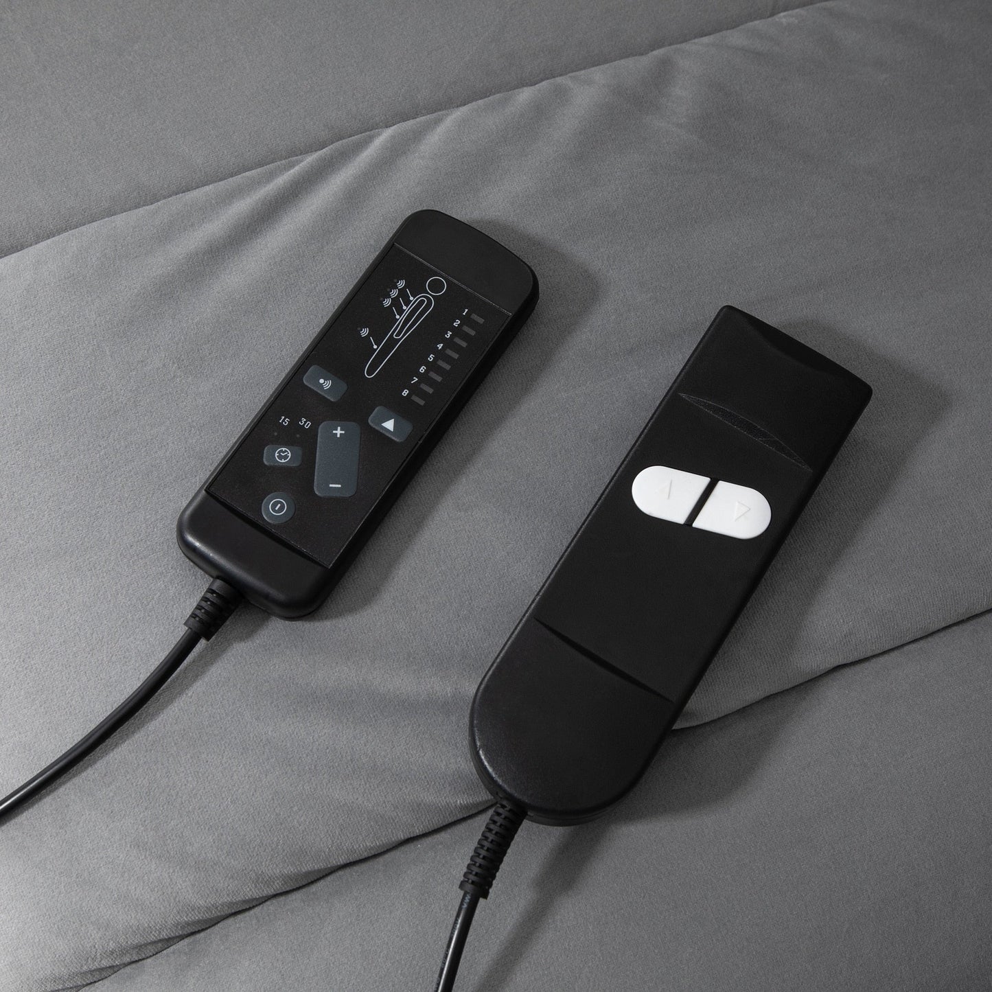 Fauteuil inclinable électrique HOMCOM, fauteuil de massage vibrant rembourré avec télécommande