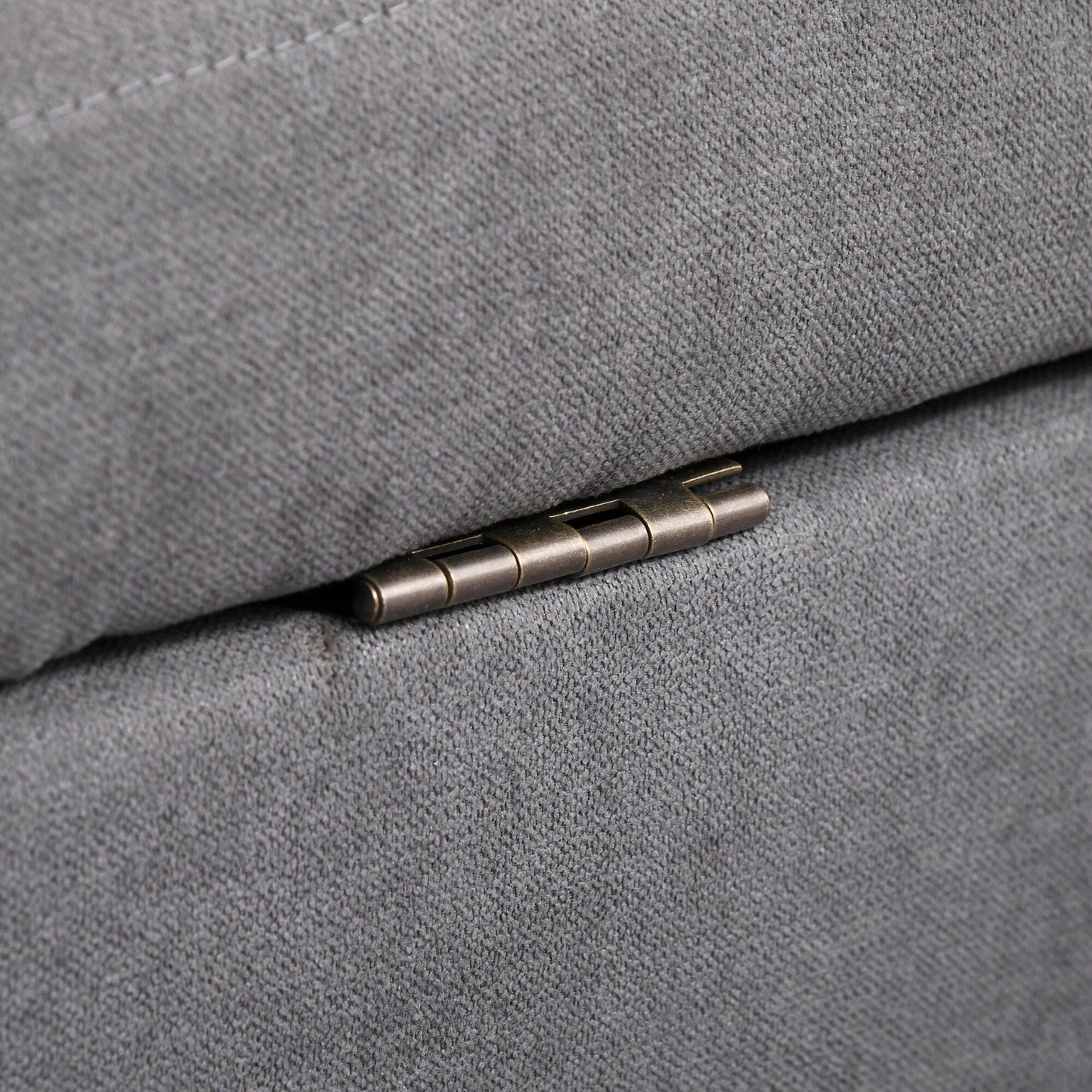 Canapé-lit de rangement moderne en tissu capitonné à boutons HOMCOM