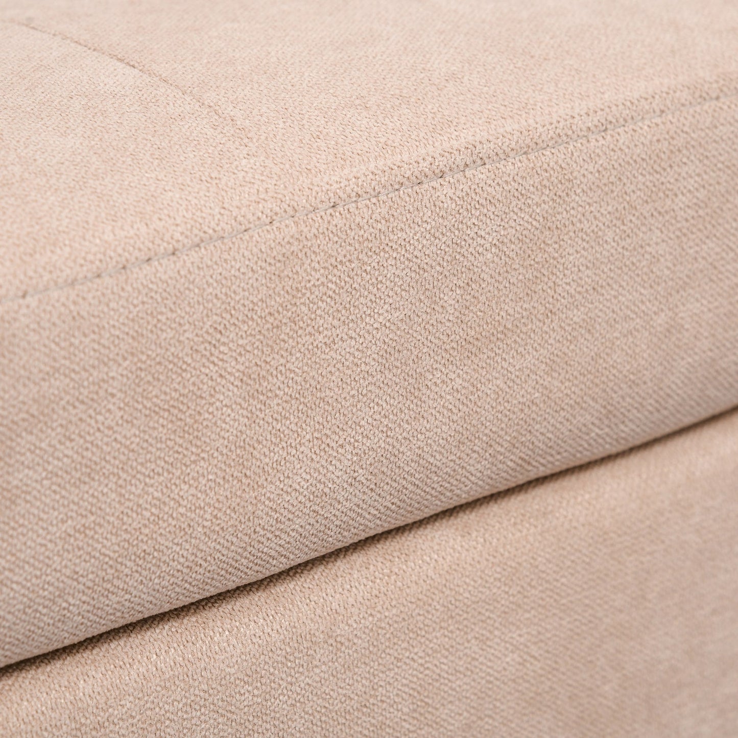 Canapé-lit de rangement moderne en tissu capitonné à boutons HOMCOM