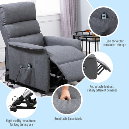 Fauteuil inclinable électrique HOMCOM avec télécommande