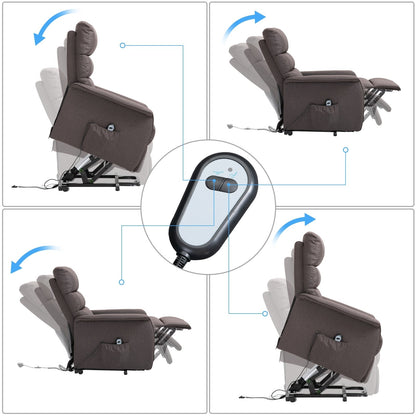 Fauteuil inclinable électrique HOMCOM avec télécommande