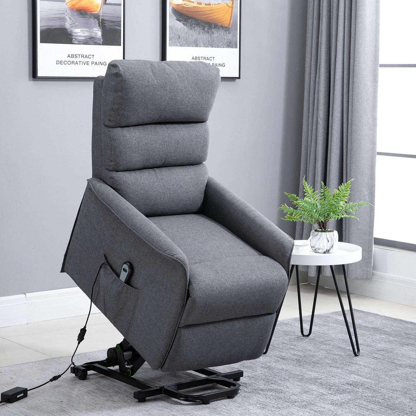 Fauteuil inclinable électrique HOMCOM avec télécommande