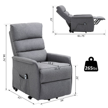 Fauteuil inclinable électrique HOMCOM avec télécommande