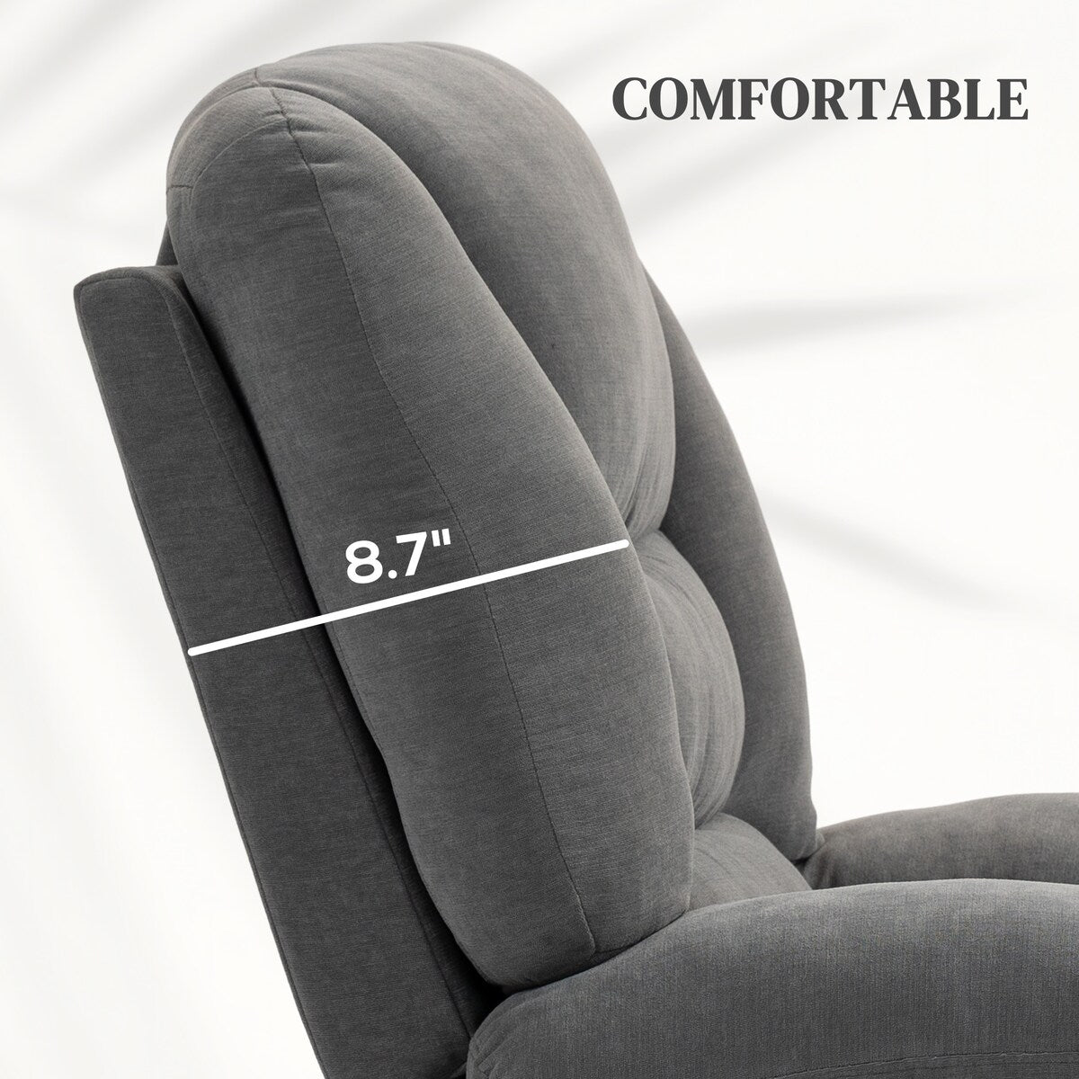 Fauteuil releveur électrique HOMCOM avec massage par vibrations et chaleur, fauteuil releveur en tissu pour personnes âgées