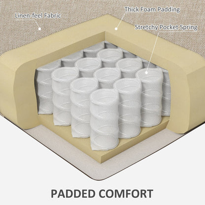 Fauteuil releveur électrique HOMCOM pour personnes âgées, montage facile, tissu releveur avec télécommande